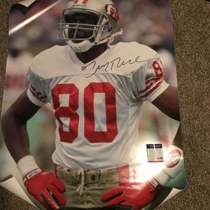 30x40 Signed Jerry Rice Poster
